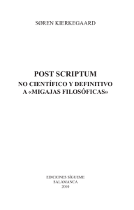 post scriptum - Ediciones Sígueme