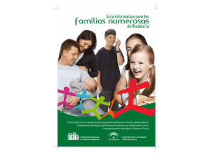 Guía Informativa para las Familias Numerosas de Andalucía.