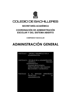 administración general - Repositorio CB