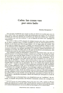 Cuba: las cosas van