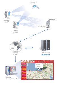 GESOSERVER DE INTERNET Operario con PDA Operario con PDA