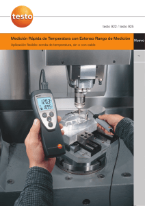 Termometro Digital.Testo 922 y 925