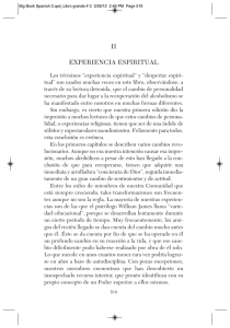 Libro Grande - Apéndice II - La Experiencia Espiritual - (pp. 519-520)