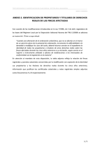ANEXO 2. IDENTIFICACION DE PROPIETARIOS Y TITULARES DE