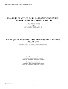 una gu&iacute;a pr&aacute;ctica para la planificaci&oacute;n del cuidado anticipado de la