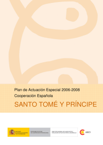 PAE Santo Tomé y Príncipe 2006-2008