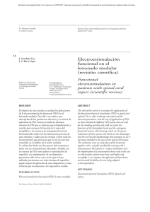 Electroestimulación funcional en el lesionado medular (revisión