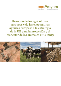 Reacción de los agricultores europeos y de las cooperativas