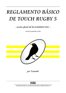 Rugby, o Touch - nuestrocuadernoeneducacionfisica