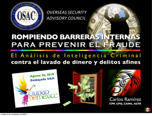 CPP, CPO, CAMS, ACFE ROMPIENDO BARRERAS INTERNAS