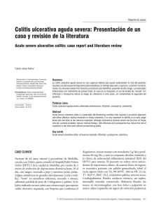 Colitis ulcerativa aguda severa: Presentación de un caso y revisión