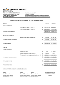 Remuneraciones y cargas sociales (Anexo IV)