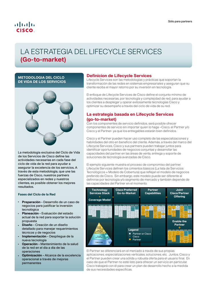 La Estrategia Del Lifecycle Services - robusto definicion tecnologia