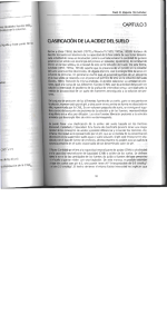 CLASIFICACI&Oacute;N De LA ACIDEZ DEL SUELO