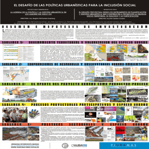 EL DESAFÍO DE LAS POLÍTICAS URBANÍSTICAS PARA LA