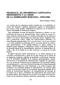 nicaragua: el desarrollo capitalista dependiente y la crisis de la