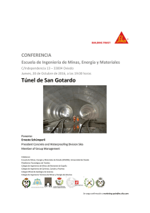 Túnel de San Gotardo - Colegio Oficial de Ingenieros de Minas del