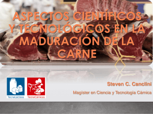 aspectos científicos y tecnológicos en la maduración de la carne
