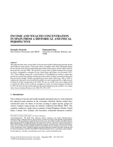 income and wealth concentration in spain from a historical and fiscal