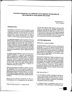 Los pinos mexicanos y su utilización como especies introducidas de