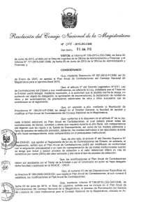 N° 004 - 2015-DG-CNM - Consejo Nacional de la Magistratura