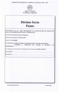 que establece la cancelación de oficio de los antecedentes penales