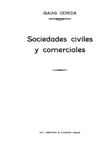 Sociedades civiles y comerciales