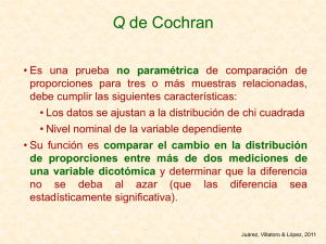 Q de Cochran (dicotómica)