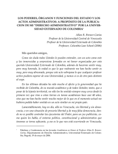 LOS PODERES, ÓRGANOS Y FUNCIONES DEL ESTADO Y LOS