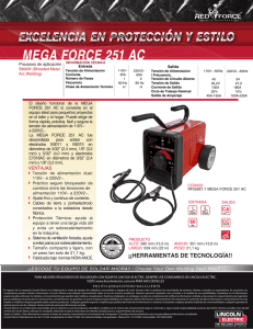 MEGA FORCE 251 AC - Lincoln Electric