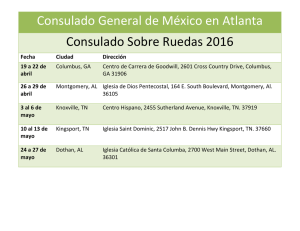 Consulado General de México en Atlanta Consulado Sobre Ruedas