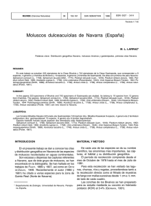 Moluscos dulceacuíolas de Navarra (España)
