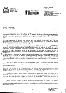 Incompatibilidades y externalización de funciones en las