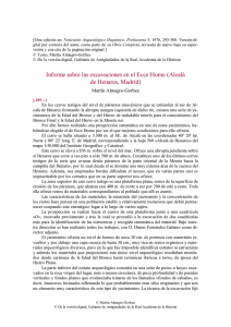 pdf Informe sobre las excavaciones en el Ecce Homo (Alcalá de