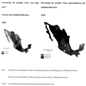 Porcentaje de nacidos vivos con bajo peso al nacer por entidad