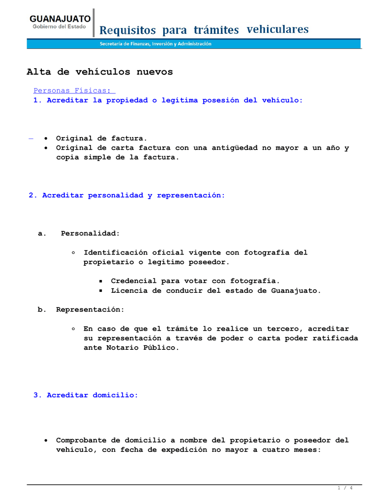 Alta De Vehiculos Nuevos Agendar Cita Para Tramites Vehiculares