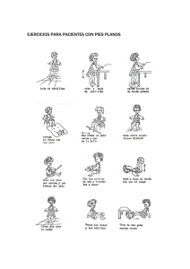 ejercicios para pacientes con pies planos