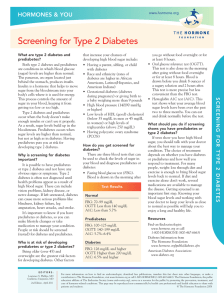 Screening for Type 2 Diabetes
