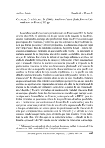 CHAPELLE, G. et MEURET, D. (2006) : Améliorer l`école (Paris