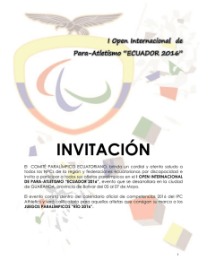 Do - Comité Paralímpico Ecuatoriano