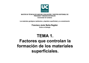 TEMA 1. Factores que controlan la formación de los materiales