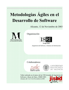 Metodologías Ágiles en el Desarrollo de Software
