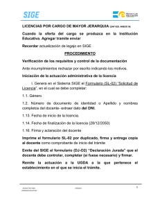 LICENCIAS POR CARGO DE MAYOR JERARQUIA (SAF 820
