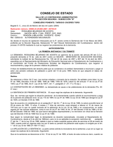 sentencia consejo de estado edad para pensión de los docen…