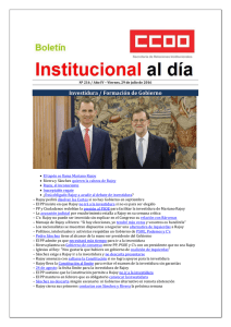 Investidura / Formación de Gobierno