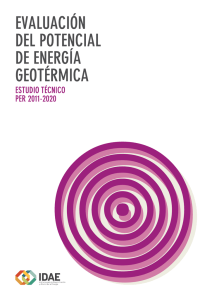 Evaluación del potencial de energía geotérmica