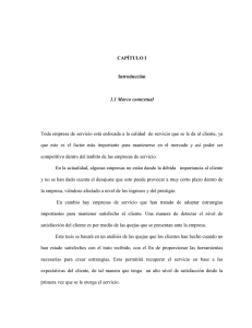 CAPÍTULO I Introducción 1.1 Marco contextual Toda empresa de