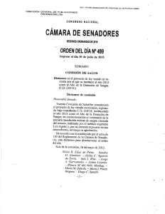 MARA I E SENADORES - Senado de la Nacion