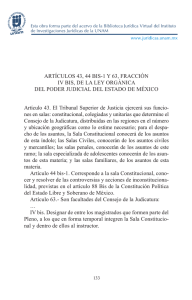 ARTÍCULOS 43, 44 BIS1 Y 63, FRACCIÓN IV BIS, DE LA LEY