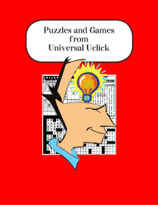 Puzzles and Games from Universal Uclick
